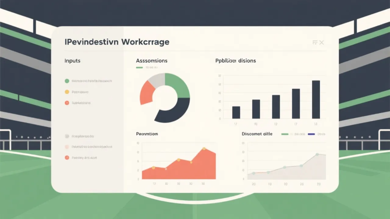 数据模型与比赛要素的可视化信息图，包含概率分布与影响因素