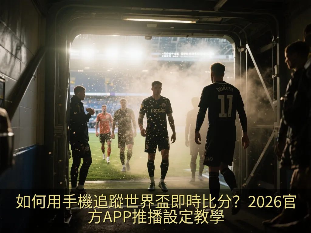 如何用手機追蹤世界盃即時比分？2026官方APP推播設定教學