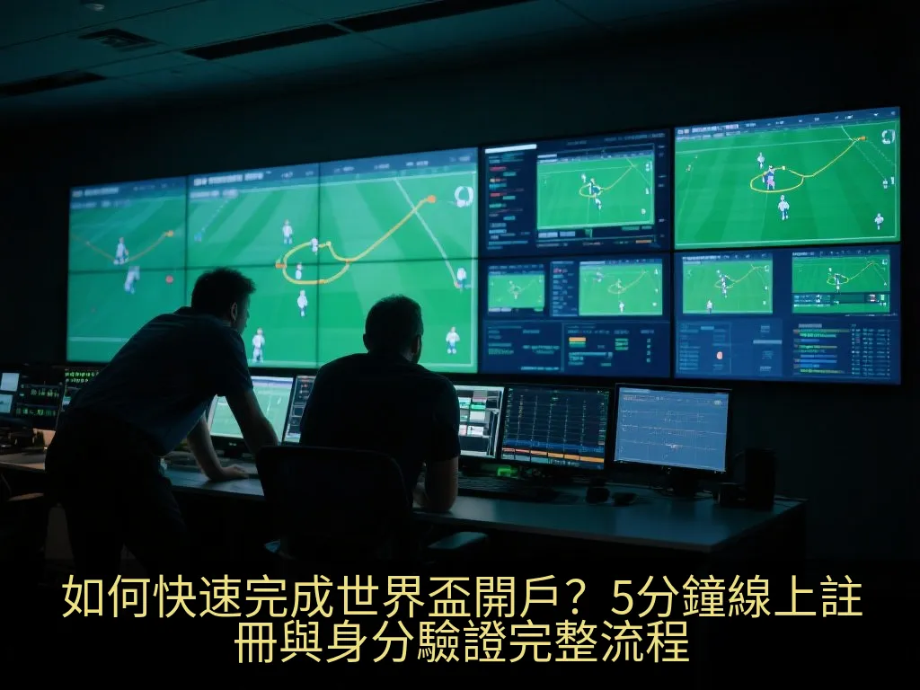 如何快速完成世界盃開戶？5分鐘線上註冊與身分驗證完整流程